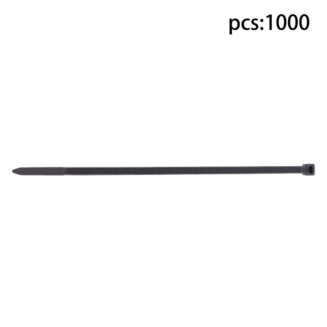 Black Nylon Cable Ties 8 Inch 1000 Pack 65 lb