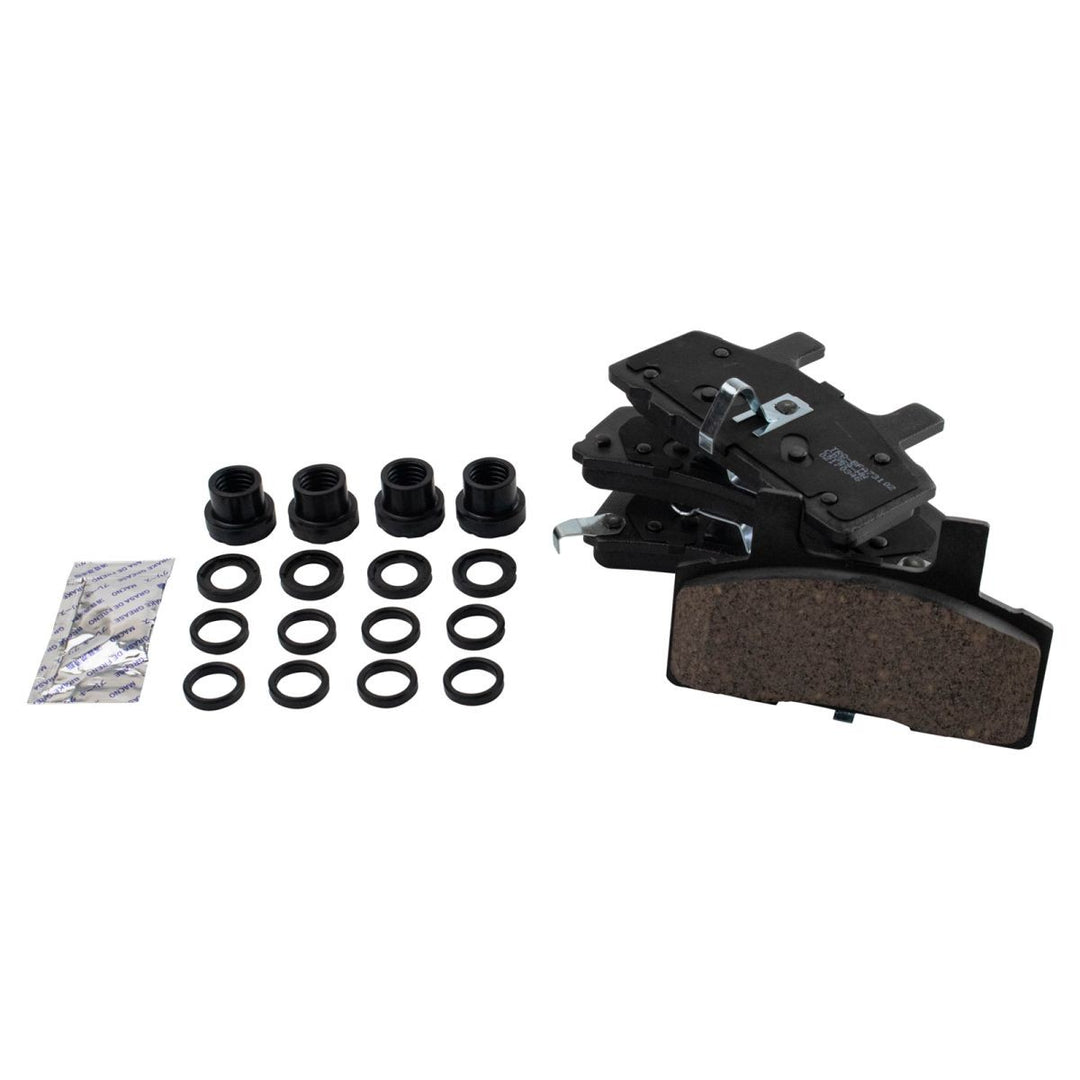 Front Ceramic Brake Pad and Rotor Kit for 1988-1999 Chevrolet and GMC K1500 Suburban and GMC K2500 8 Lug