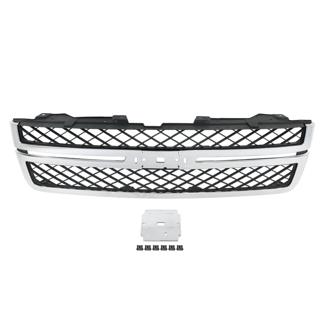 Chrome Front Grille for 2011-2014 Chevrolet Silverado 2500 HD 3500 HD 20966058