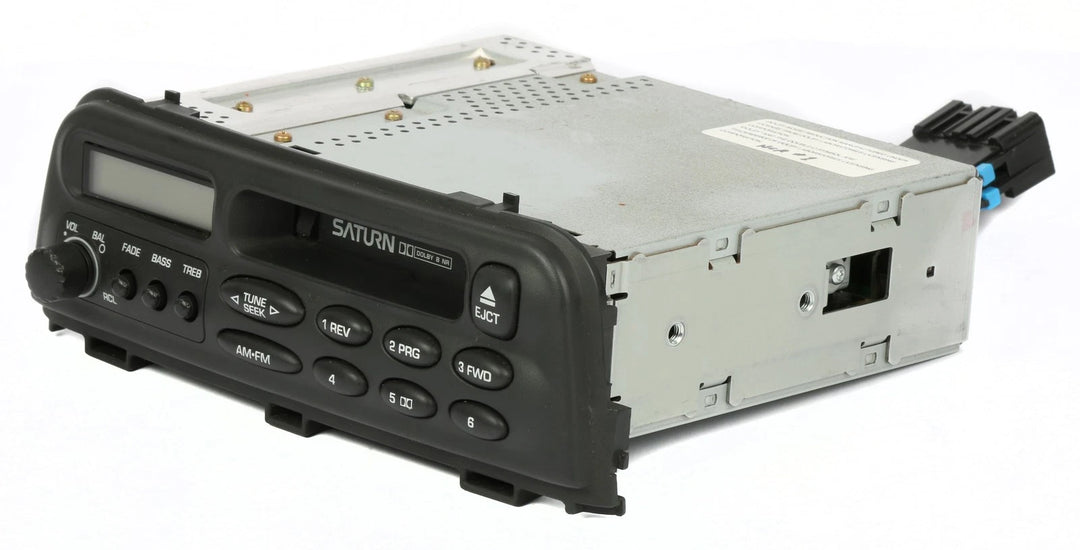 1996-99 Saturn S Series AM/FM Cassette Radio Receiver with Aux Pigtail 21022997 - product image
