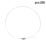 304 Stainless Steel Cable Ties 11.8 Inch 200 Pack 330 lb
