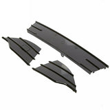 Black Front Bumper Grille Set for 2013-2016 Ford Escape