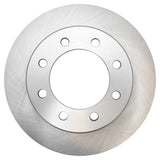 Front Ceramic Brake Pad and Rotor Kit for 2012 Ram 1500 with 8 Lug Wheels
