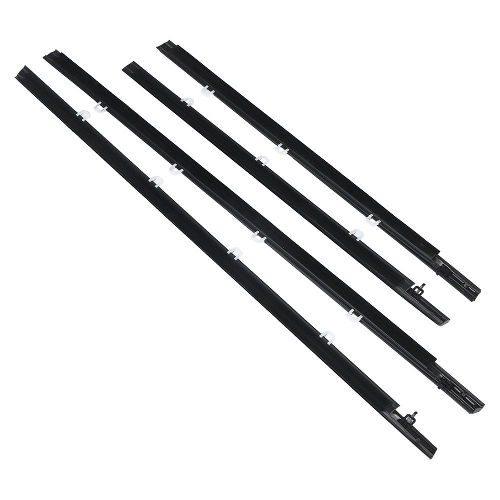 Chrome Outer Window Belt Weatherstrip Set of 4 for 2009-2014 Acura TSX 72410-TL0-003