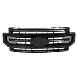 Front Grille Gloss Black for 2020-2022 Ford F-250 F-350 Super Duty LC3Z-8200-EA