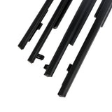 Door Belt Molding Weatherstrip Set 4 pc for 2010-2015 Toyota Prius 75720-47021