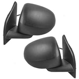 Power Mirror For 2007-2017 Compass Heated Manual Fold Set 5115046AM CH1321262 2332-2052LR - product image