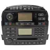 2004-2007 Jaguar XJ8 Radio CD Player and Climate Control Panel 2W93-18B876-AJ OEM - product image