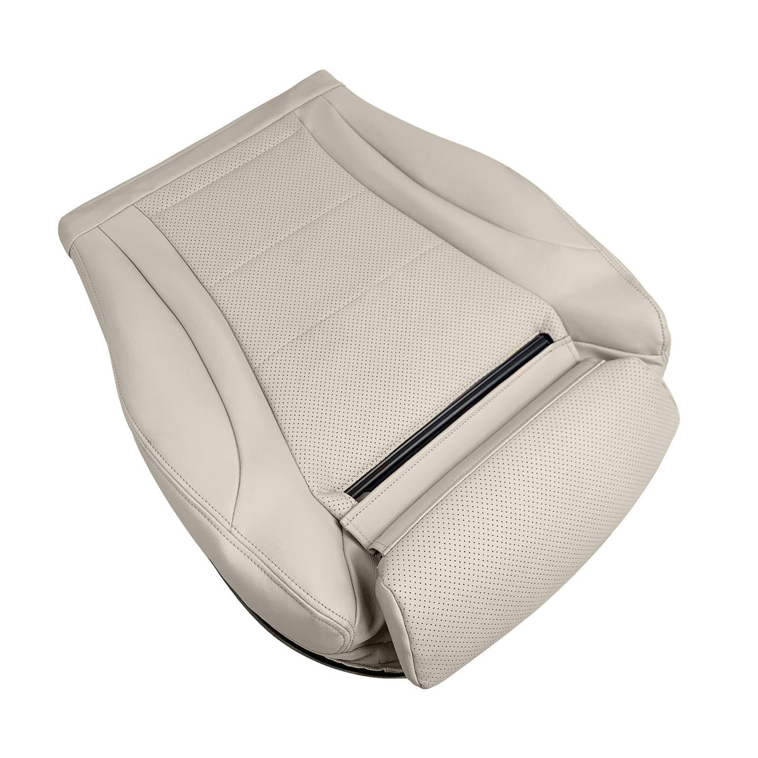 Driver Side Bottom Leather Seat Cover Tan for 2015-2021 Mercedes-Benz C300 C250 C350e