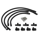 4AN Steam Vent Hose Kit Coolant Crossover for GM LS1 LS2 LS6 LM7 LSX OFK14-BK