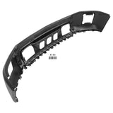 Black Steel Split Front Bumper without Sensor Holes for 2014-2015 GMC Sierra 1500 GM1002848