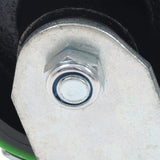 Polyurethane Swivel Caster with Brake 4 x 2 Inch 800 lb