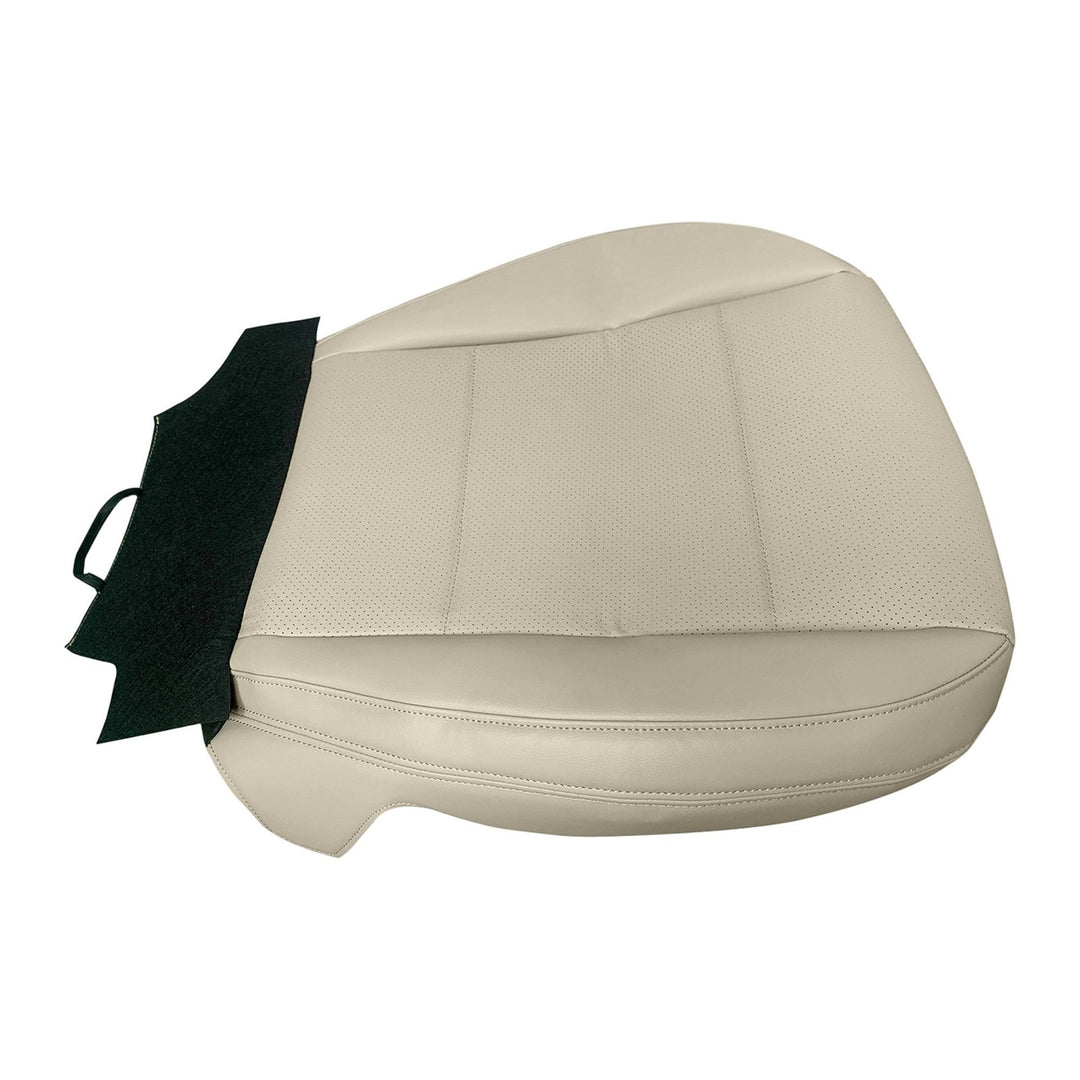 Tan Leather Driver Seat Bottom and Back Cover Set for 2015-2019 Subaru Legacy Outback