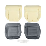 Front Bottom Seat Covers with Foam Cushions for 2007-2012 Jeep Wrangler Black