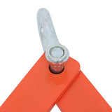 Log Lifting Tongs 30 Inch Steel 2 Claw 3086 lb