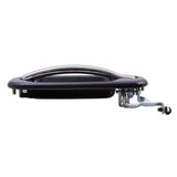 Outside Door Handle fits Cadillac GMC Chevy Pickup Passenger Rear Black & Chrome 1442-0016R - product image