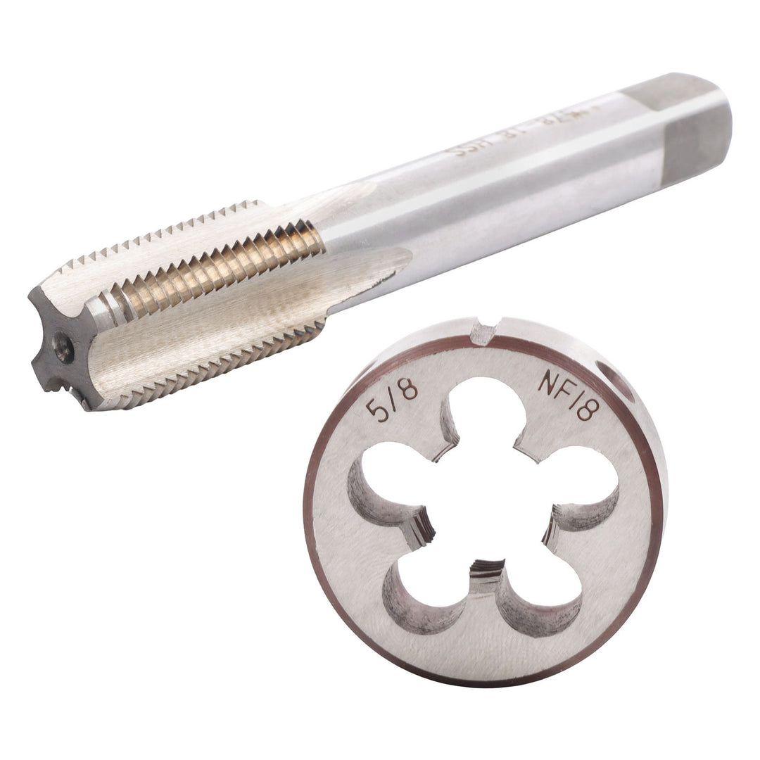 5/8-18 UNF HSS Tap and Round Die Set Right Hand
