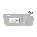Driver Side Sun Visor with Mirror for 2009-2013 Toyota Corolla Gray