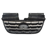 Chrome and Black Upper Grille for 2007-2010 Hyundai Elantra