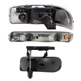 6 Pc Set Headlights, Fog Lights & Signal Lights for 99-02 Sierra 00-06 Yukon/XL 1221-0060C6 - product image