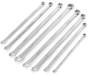 8 Pcs Extra Long Double Box End Wrench Set 8 - 24mm Aviation Spanner With Pouch