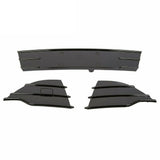 Black Front Bumper Grille Set for 2013-2016 Ford Escape