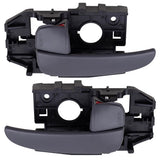 Set of Interior Inside Front Rear Gray Door Handles for 01-06 Hyundai Elantra ADS2919GY-LR - product image