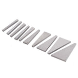 10 Piece Precision Angle Gauge Block Set 1 to 30 Degree Hardened Steel
