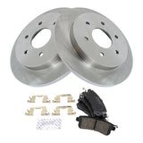 Rear Ceramic Brake Pad & Rotor Kit for 2017-2019 Nissan Armada
