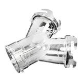 Clear RV Sewer Y Fitting Connector