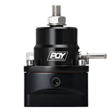 Adjustable Fuel Pressure Regulator 3-70 PSI with Gauge -6AN -8AN FPR88BK