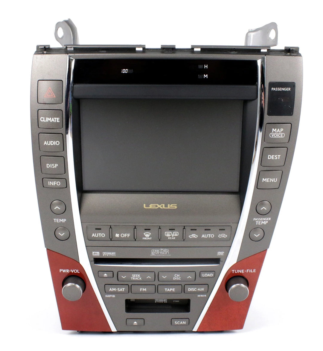 2007-2009 Lexus ES350 AM/FM SAT Radio 6 Disc CD Cassette Player 8612033740 P1505 - product image