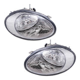 Headlight For 1996-1998 Taurus with Chrome Smooth To 6/10/98 Set F6DZ13008A 3221-0018LR - product image