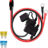 Dual Positive/Negative ATC Style Fuse Holder Wire & Ring Terminals Connectors – product image 2