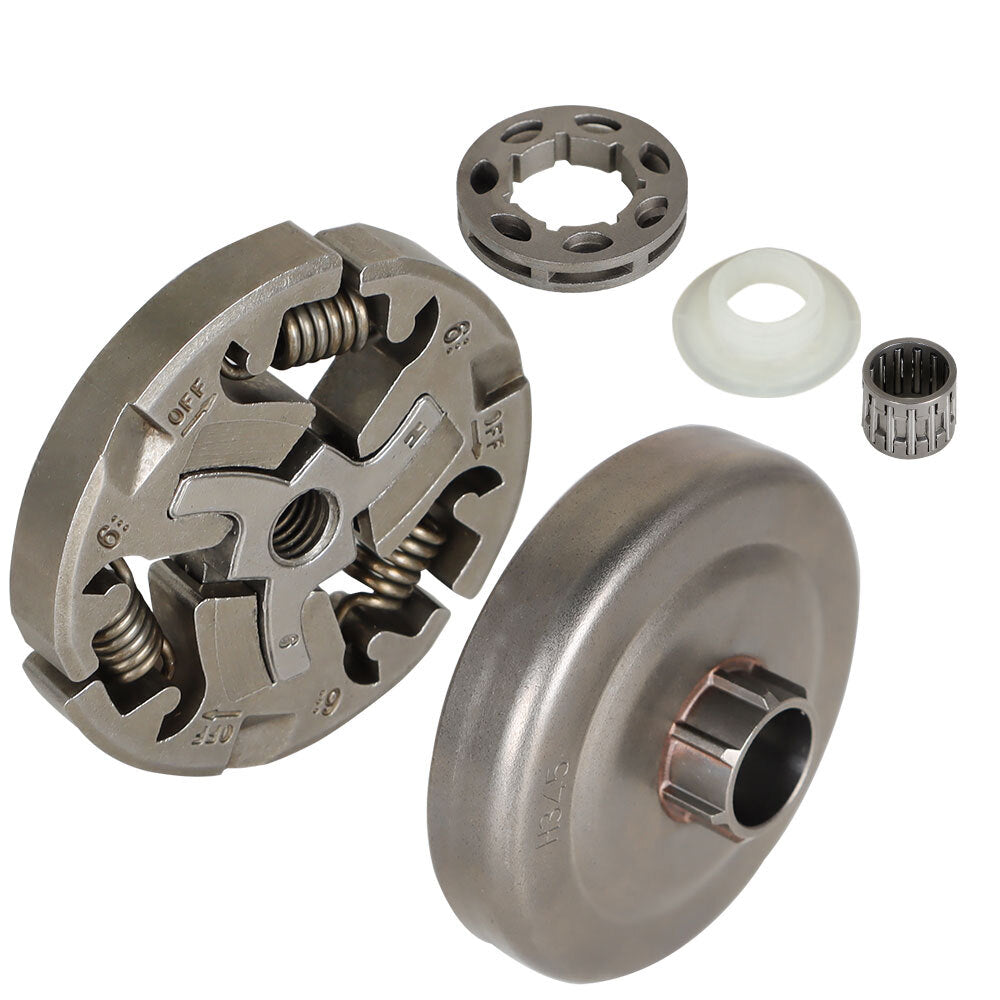 Clutch Drum and 3/8 Inch 7 Tooth Rim Sprocket Kit for Husqvarna 355 359 357XP Chainsaws