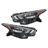 Full LED Headlight Pair for 2020-2024 Nissan Versa S SR SV NI2502274 NI2503274