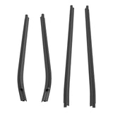 Window Belt Weatherstrip Set for 2005-2014 Toyota Hilux Double Cab, 4 Pieces 68164-0K010