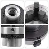 2 Inch 3-Jaw Self-Centering Mini Lathe Chuck with Arbors D4103