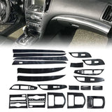 1Set Car 3D Full Interior Kit Cover Trim Repair For Infiniti G37 Sedan 2010-2013 – product image 2
