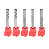 1/4 Inch 4 Flute Ball Nose Carbide End Mill 5 Pack 3/4 Inch LOC 2-1/2 Inch OAL