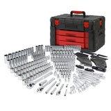 WORKPRO 450-Piece Mechanics Tool Set 1/4, 3/8 and 1/2 Inch Drive SAE and Metric W003056A