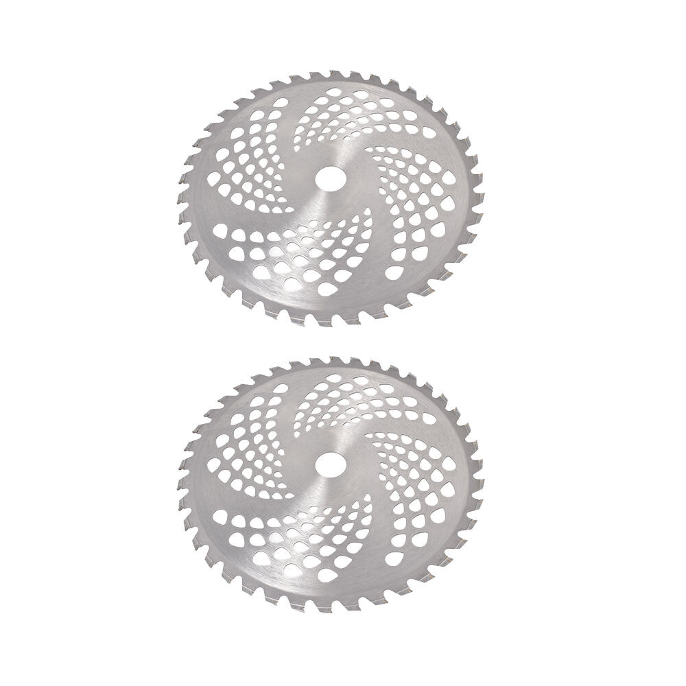10 Inch 40 Tooth Carbide Tip Brush Cutter Blade 2 Pack