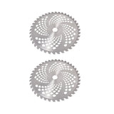 10 Inch 40 Tooth Carbide Tip Brush Cutter Blade 2 Pack
