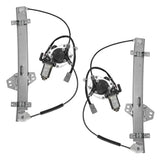 Window Regulator with Motor fits 2001-2005 Civic Coupe 4 Pins Front Set HO1351124 7552-6240LR - product image