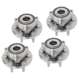 Front and Rear Wheel Hub Bearing Set for 2010-2011 2014-2016 Cadillac SRX 513289