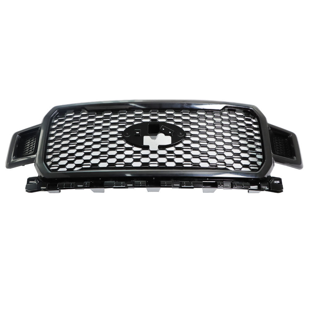 Shadow Black Front Upper Grille Assembly for 2018-2020 Ford F-150 JL3Z8200SF