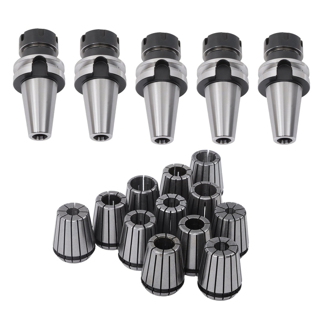 BT40 ER32 Collet Chuck Holder 5 Pack with 12 Piece ER32 Collet Set
