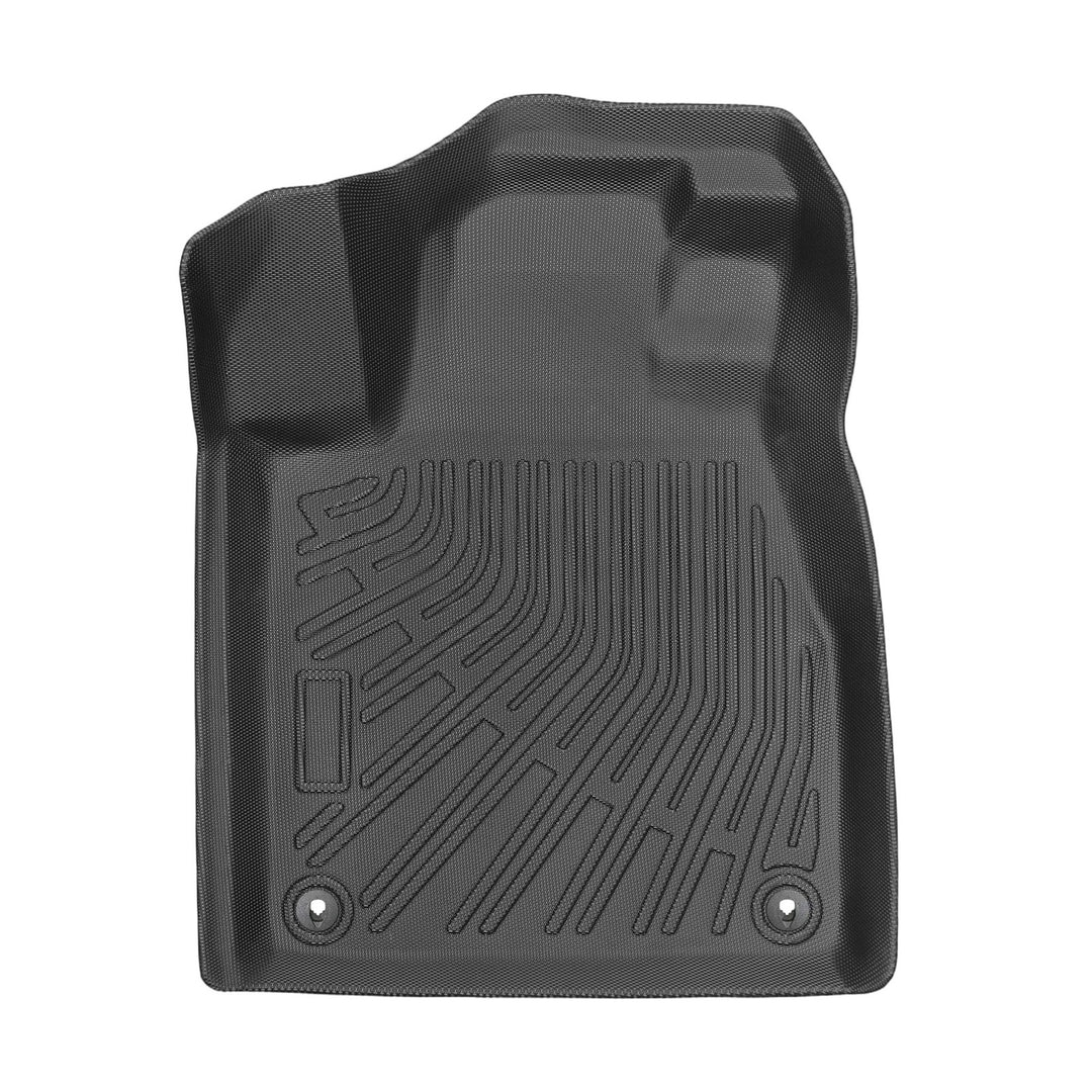 Black TPE 3 Row Floor Liner Set 4 Piece for 2007-2013 Acura MDX