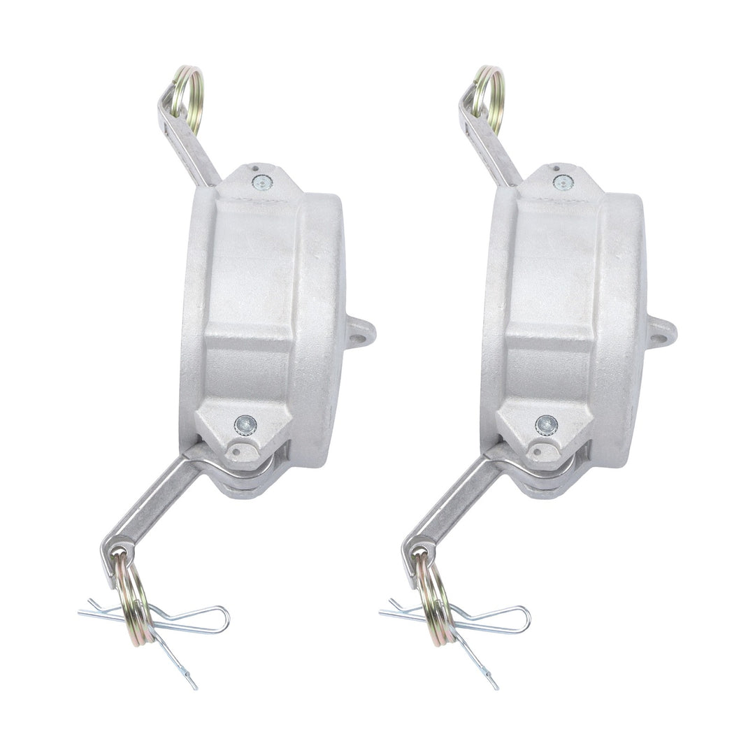 3 Inch Type DC Female Cam Lock Dust Cap 2 Pack Aluminum