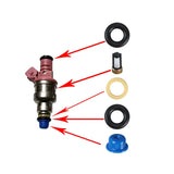 2Sets Fuel Injector Rebuild Kit for Seadoo 787 RFI 800 GTX GSX 270600017 – product image 2